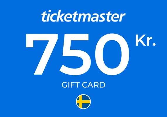 Ticketmaster Gift Card 750 SEK