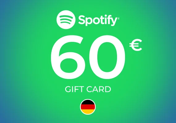 Spotify Gift Card 60 EUR Spotify Gift Card 60 EUR