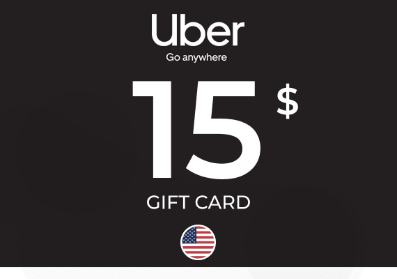 Uber Rides Gift Card 15 USD