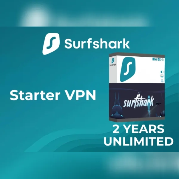 Surfshark Starter VPN Key (2 Years / Unlimited Devices) - GLOBAL