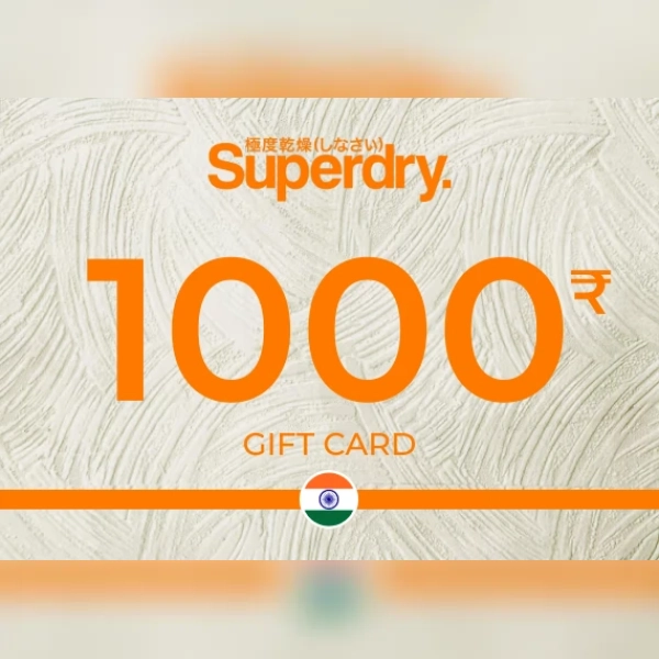 Superdry Gift Card 1000 INR Key - INDIA