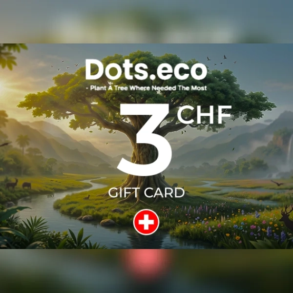 Dots.eco - Plant A Tree Where Needed The Most Gift Card 3 CHF Key - SWITZERLAND