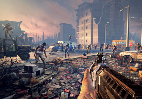 Explore a vast, procedurally generated world in the acclaimed open-world survival horror game, 7 Days to Die. Explore a vast, procedurally generated world in the acclaimed open-world survival horror game, 7 Days to Die.