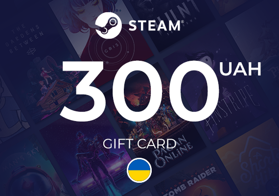 Steam Wallet Gift Card 300 UAH Steam Wallet Gift Card 300 UAH