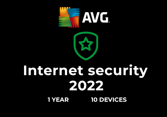 AVG Internet Security 2022 1 Year 10 Devices