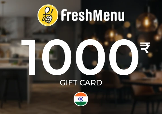 Fresh Menu Gift Card 1000 INR Key - INDIA