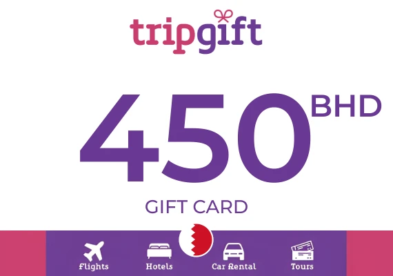 TripGift Gift Card 450 BHD