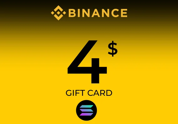 Binance Gift Card (SOL) 4 USD