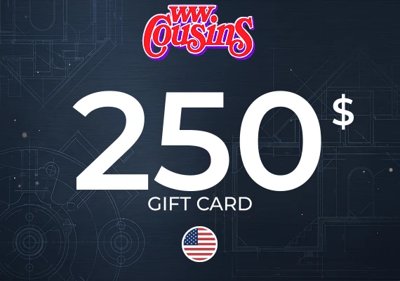W.W. Cousins Gift Card 250 USD 