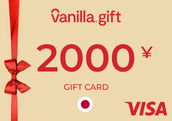 Vanilla Visa Gift Card 2000 JPY