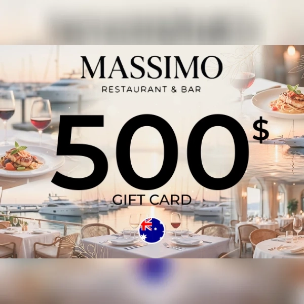 Massimo Restaurant & Bar Gift Card 500 AUD Key - AUSTRALIA