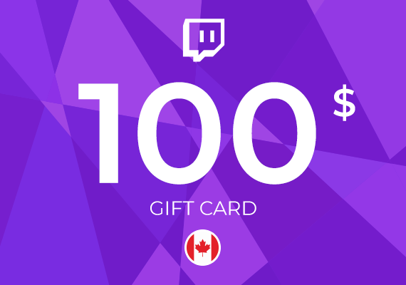 Twitch Gift Card 100 CAD