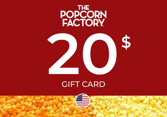 The Popcorn Factory Gift Card 20 USD