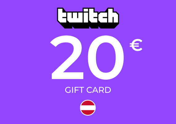 Twitch Gift Card 20 EUR Twitch Gift Card 20 EUR