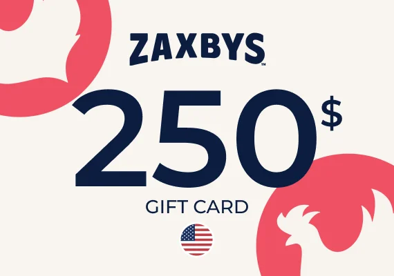 Zaxby's Gift Card 250 USD