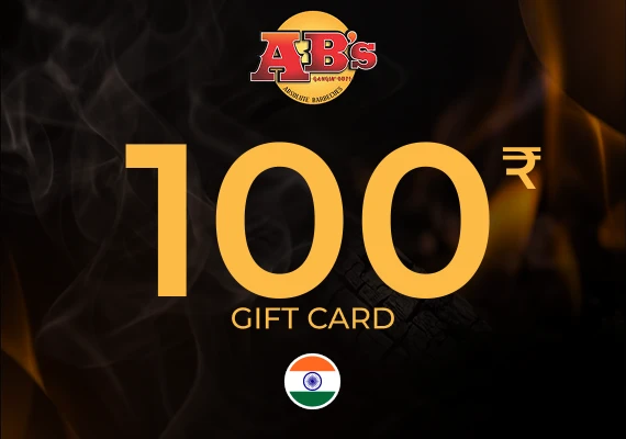Absolute Barbecue Gift Card 100 INR
