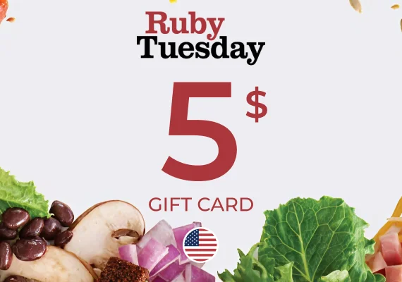 Ruby Tuesday Gift Card 5 USD Key - UNITED STATES