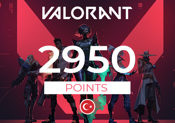 VALORANT Gift Card - 2950 Valorant Points VALORANT Gift Card - 2950 Valorant Points