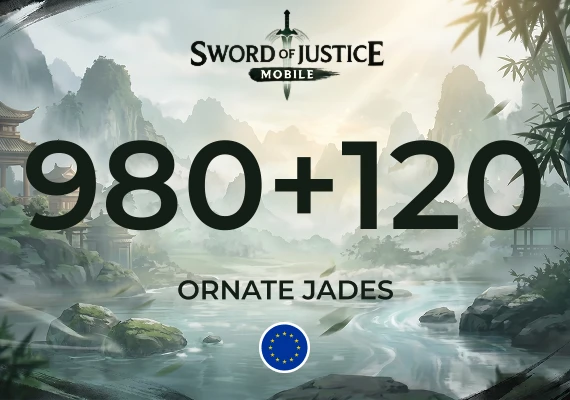 Sword of Justice Mobile - 980 +120 Ornate Jades