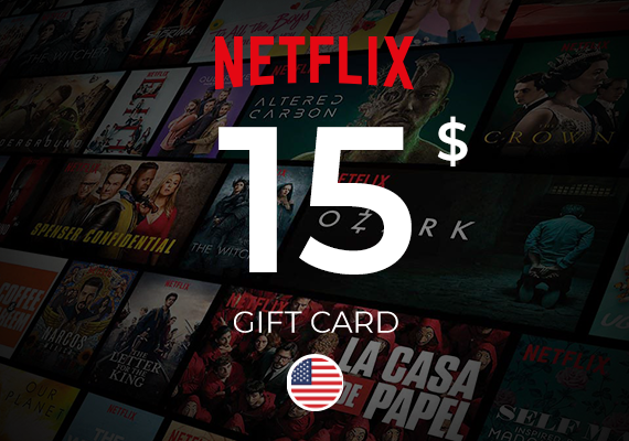 Netflix Gift Card 15 USD Netflix Gift Card 15 USD