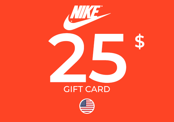 Nike Store Gift Card 25 USD (US) Nike Store Gift Card 25 USD (US)