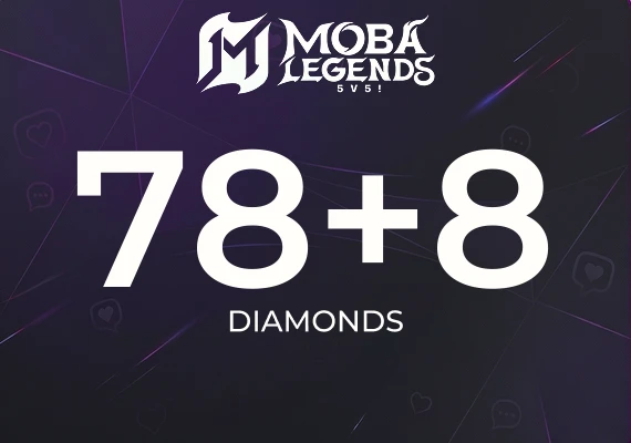 Moba Legends - 78 Diamonds + 8 Bonus