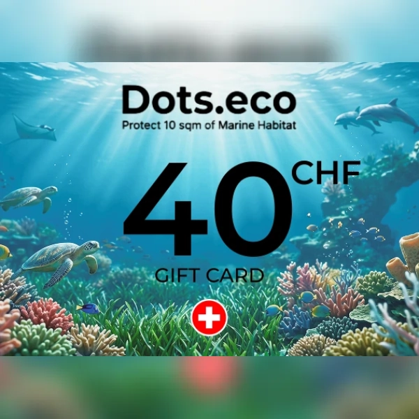 Dots.eco - Protect 10 sqm of Marine Habitat Gift Card 40 CHF Key - SWITZERLAND