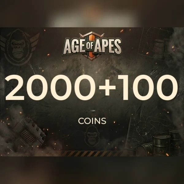 Age of Apes - 2,000 + 100 Coin Direct Top-Up - GLOBAL
