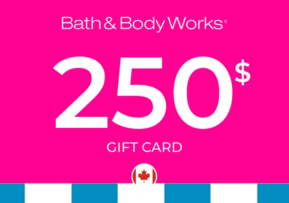 Bath and Body Works Gift Card 250 CAD