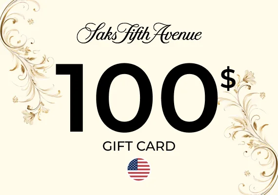 Saks Fifth Avenue Gift Card 100 USD