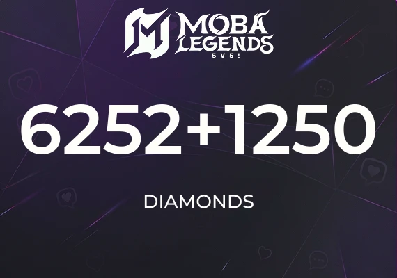 Moba Legends - 6252 Diamonds + 1250 Bonus