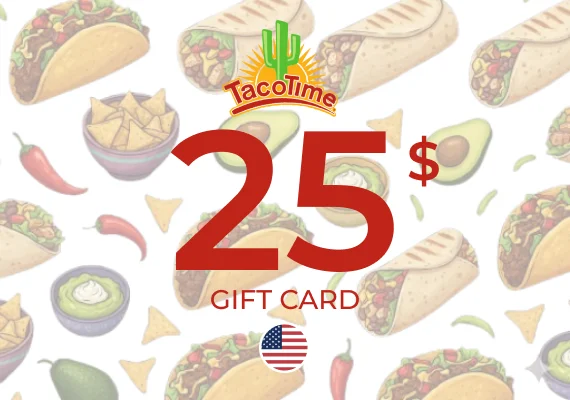 TacoTime Gift Card 25 USD