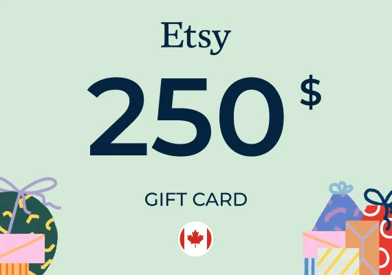 Etsy Gift Card 250 CAD