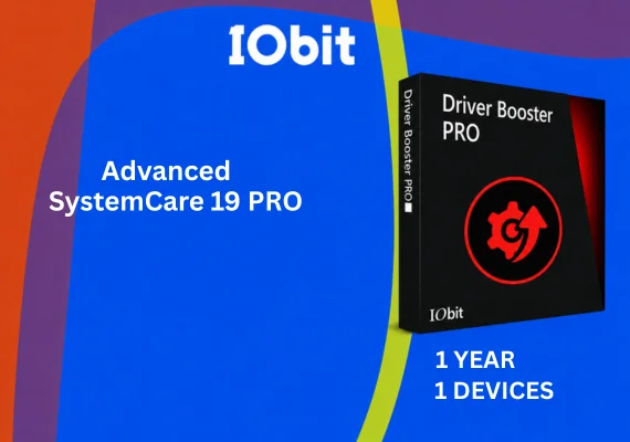 IObit Advanced SystemCare 19 PRO 1 Year 1 Dev EN Global  - GLOBAL  