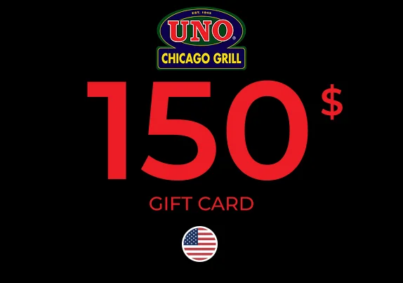 Uno Chicago Grill Gift Card 150 USD