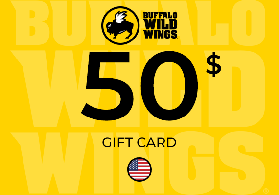 Buffalo Wild Wings Gift Card 50 USD