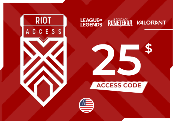 Riot Access Code 25 USD Key - LATIN AMERICA