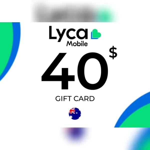 LYCA ESIM KIT Gift Card 40 AUD Key - AUSTRALIA