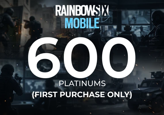 Rainbow Six Mobile - 600 Platinum (FIRST PURCHASE ONLY)