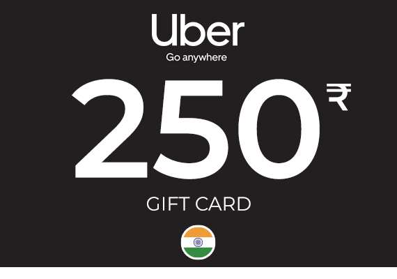 Uber Gift Card 250 INR Uber Gift Card 250 INR