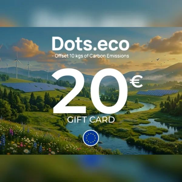 Dots.eco - Offset 10 kgs of CARBON EMISSIONS Gift Card 20 EUR Key - EU