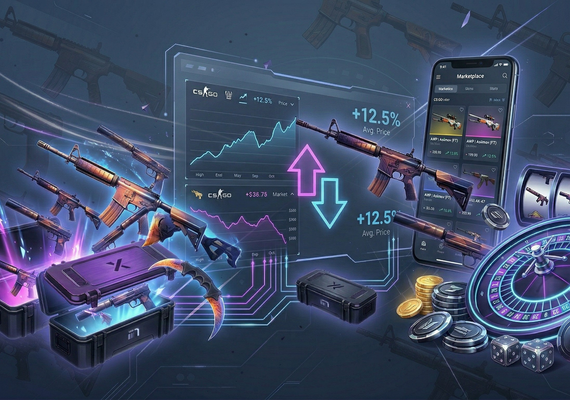 CSGO Skins in 2026: How to Get, Trade and Gamble CS Skins