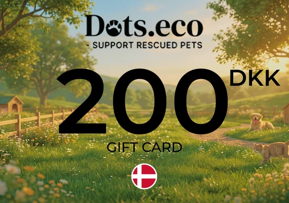 Dots.eco - Support Rescued Pets Gift Card 200 DKK