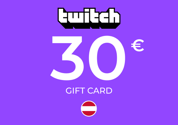Twitch Gift Card 30 EUR Twitch Gift Card 30 EUR