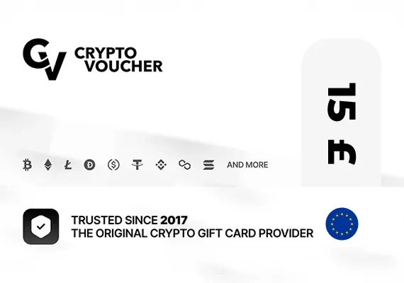 Crypto Voucher Bitcoin (BTC) 15 GBP