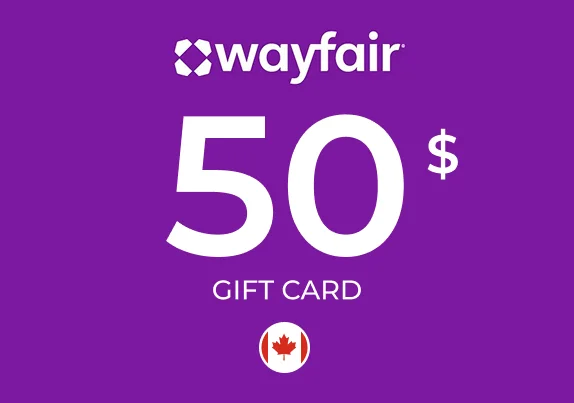 Wayfair Gift Card 50 CAD