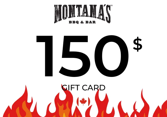 Montana's Gift Card 150 CAD