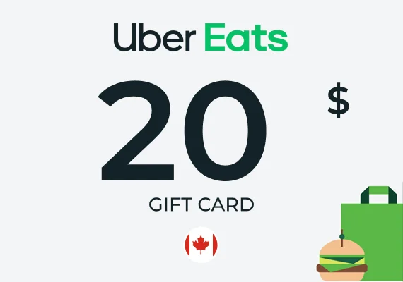 Uber Eats Gift Card 20 CAD