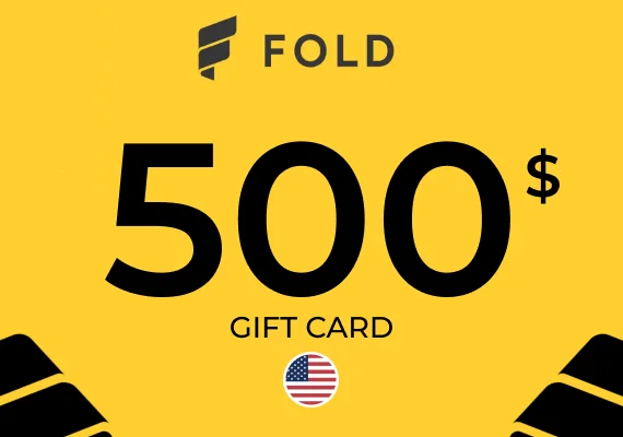 Fold Bitcoin Gift Card 500 USD