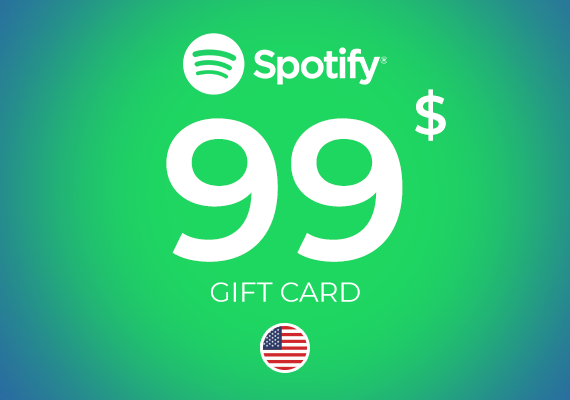 Spotify Gift Card 99 USD Spotify Gift Card 99 USD